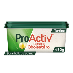 PROACTIV Margarine réduit le cholestérol tartine sans huile de palme