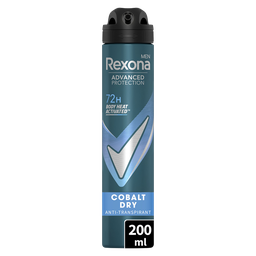 REXONA MEN Déodorant spray 72h cobalt dry anti-transpirant 200ml