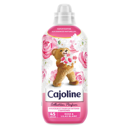 CAJOLINE Amaciador líquido Rosa e Lilás Branco 1,125 L