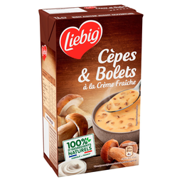 LIEBIG Crema de boletus y hongos con nata fresca 1 L