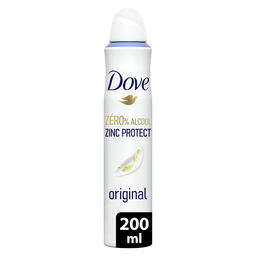 Dove Déodorant Zéro% Alcool Zinc Protect Original 200Ml