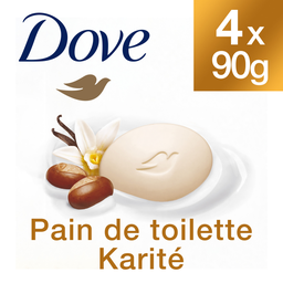 DOVE Savon Solide Pampering au Beurre de Karité et à la Vanille