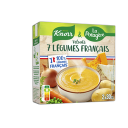 Knorr Soupe Veloutée Légumes Français 2 Personnes 2X30Cl