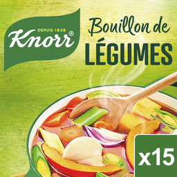 Knorr Bouillon De Légumes 15 Tablettes 150G