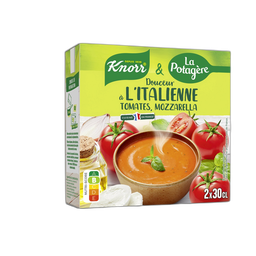 Knorr Soupe Douceur À L'Italienne Tomates Et Mozzarella 2 Personnes 2X30Cl