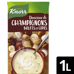 Knorr Soupe Douceur De Bolets Et Cèpes 4 Personnes 1L