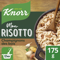 Knorr Riz Risotto Aux Champignons Des Bois Cuisson 12Min 2 Personnes 175G