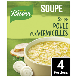 Knorr Soupe Déshydratée Poule Aux Vermicelles 4 Personnes 57G