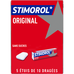 STIMOROL Pastilhas Elásticas Menta & Alcaçuz 5x10 pastilhas 70 g
