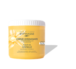 Byphasse Crème Hydratante Corporelle Caresse Fleur De Vanille Tous Types De Peaux Même Sensibles 500Ml