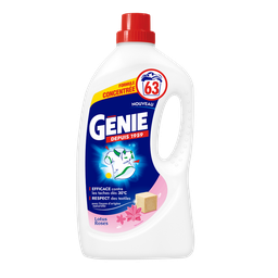 GENIE Lessive liquide lotus roses 63 lavages 2,52l