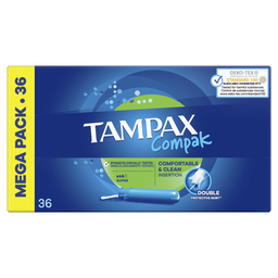 TAMPAX Tampones Compak Super 36 tampons