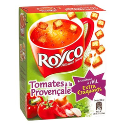 ROYCO soupe déshydratée tomates à la provençale: boîte de 3 sachets - 77,7g