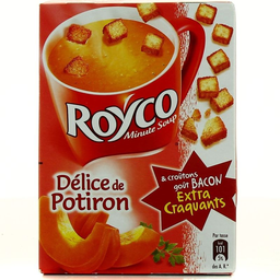 ROYCO soupe délice de potiron bacon sachet X3