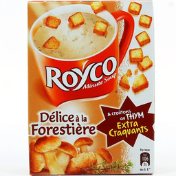 ROYCO soupe déshydratée forestière: les 3 sachets de 20cl