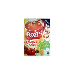 ROYCO soupe déshydratée légumes du soleil et croûtons: la boîte de 3 sachets - 63,6g