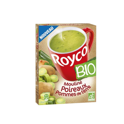 ROYCO soupe déshydratée poireaux pommes de terre BIO: les 3 sachets 20cl