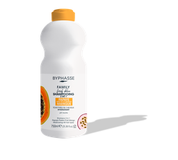 Byphasse Family Fresh Delice Shampooing 2 En 1 Papaye, Fruit De La Passion & Mangue Tous Types De Cheveux 750Ml
