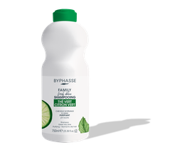 Byphasse Family Fresh Delice Shampooing Thé Vert Et Citron Vert Cheveux Normaux À Gras 750Ml