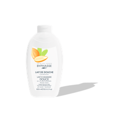 BYPHASSE caresse lait de douche lait d'amande douce 600ml
