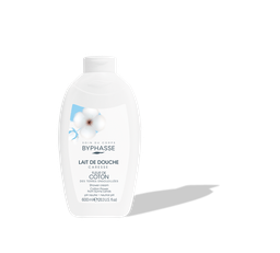 BYPHASSE caresse lait de douche fleur de coton 600ml