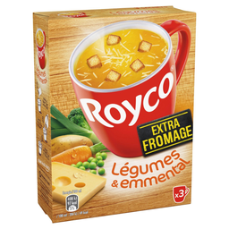 ROYCO Dehydrated Vegetable & Emmental Soup 3 sachets of 20 cl