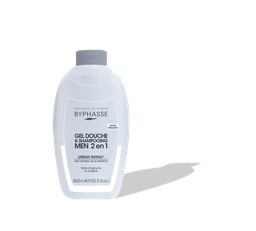 BYPHASSE gel douche-shampooing 2 en 1 homme urban swing 600ml