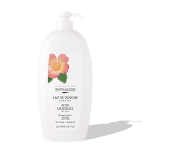 BYPHASSE caresse lait de douche rose musquée 2l