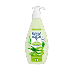 LE PETIT MARSEILLAIS Leche hidratante 48h calmante con aloe vera bio para pieles secas y sensibles 250 ml