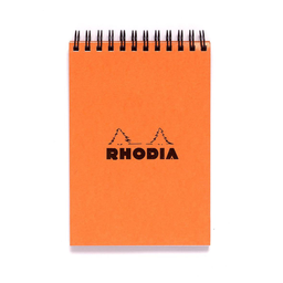 RHODIA Bloc notes spiralé 74x105 - 160 pages- petits carreaux 5x5