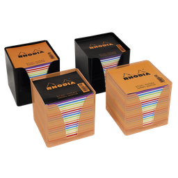 RHODIA Bloc cube papier 10x10x10cm, couleur unie