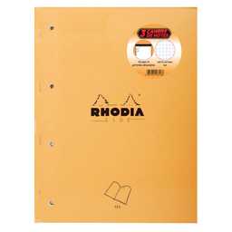 RHODIA Lot de Cahiers Notes 2+1 160 Pages 5x5