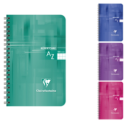 CLAIREFONTAINE Répertoire Reliure Intégrale 110x170 100 Pages 5x5 90g