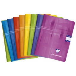 CLAIREFONTAINE Cahier Piqure 17x22cm 96 Pages Seyes 90g