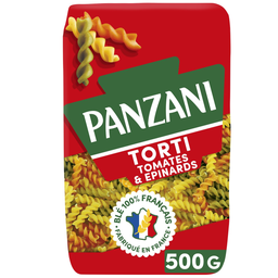 Panzani Torti Épinards Et Tomates Blé Français 500G