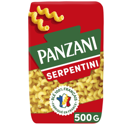 Panzani Serpentini Qualité Or Filière Blé Responsable 500G