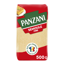 PANZANI Semoule fine qualité supérieure 100% blé dur 500g