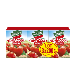 PANZANI Sauce Coulis de Tomate Tomacouli - brique 3x200g