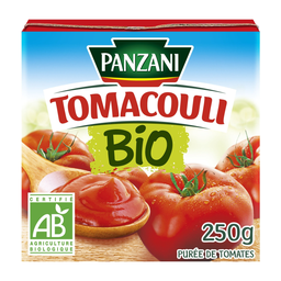 Panzani Purée De Tomate Bio Tomacouli : La Brique 250G