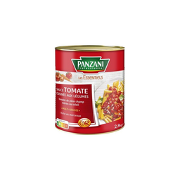 PANZANI sauce tomate cuisinee aux légumes 2,8kg