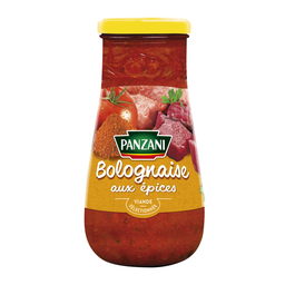 PANZANI Sauce bolognaise aux épices sans conservateur en bocal 400g