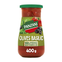 PANZANI Sauce tomates cuisinées aux olives et au basilic