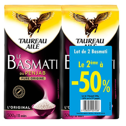 TAUREAU AILE Arroz Basmati 500 g