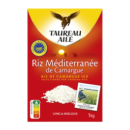 TAUREAU AILE Riz Méditerranée de Camargue IGP 1 kg