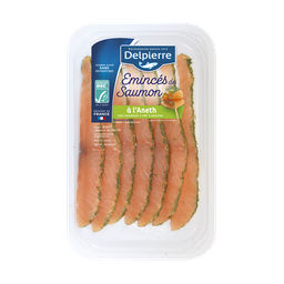 DELPIERRE Émincé saum.aneth 120g