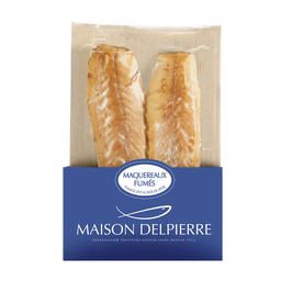 DELPIERRE Filets de maquereaux nature la barquette de 150g