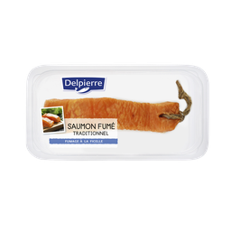 DELPIERRE Lombo de salmão fumado tradicional 125 g