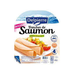 DELPIERRE Salmão Fumado 4 Fatias 120 g