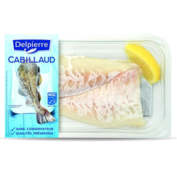 DELPIERRE 2 Filetes de Bacalhau MSC 200 g