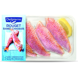 DELPIERRE Filets de Rouget Barbet Cinnabare 190 g